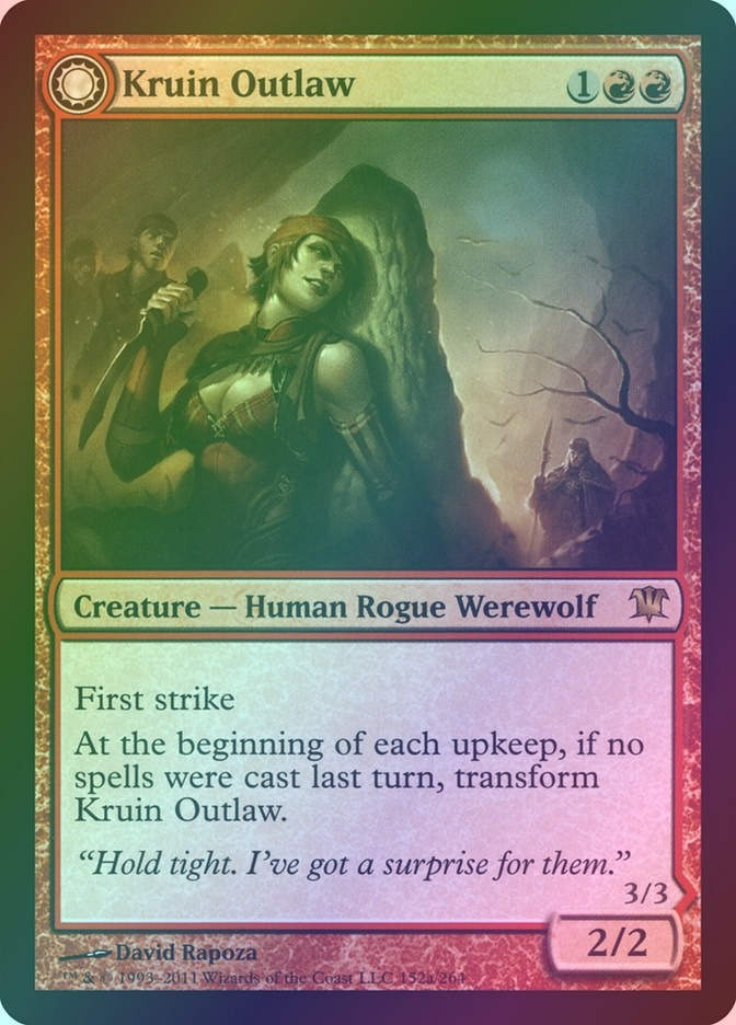 Kruin Outlaw // Terror of Kruin Pass (ISD) (152) / Foil