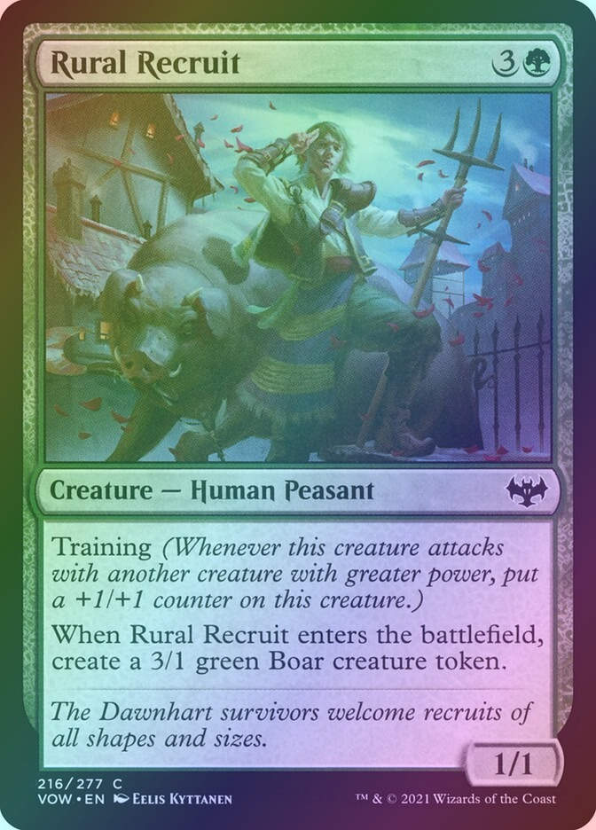Rural Recruit (VOW) (216) / Foil