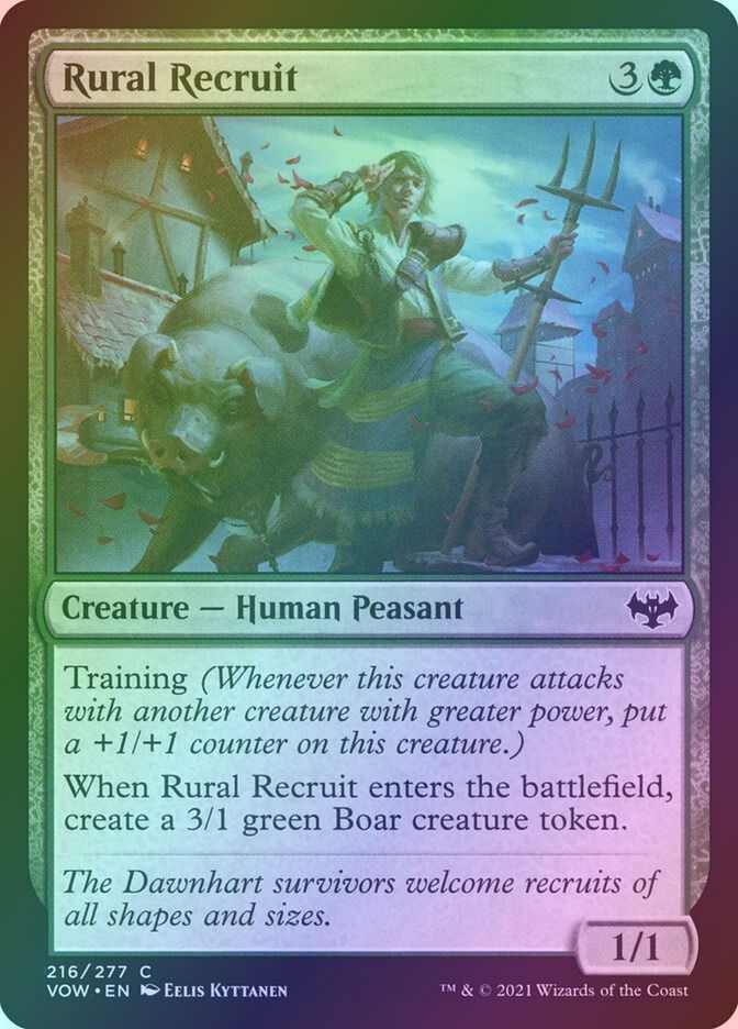 Rural Recruit (VOW) (216) / Foil