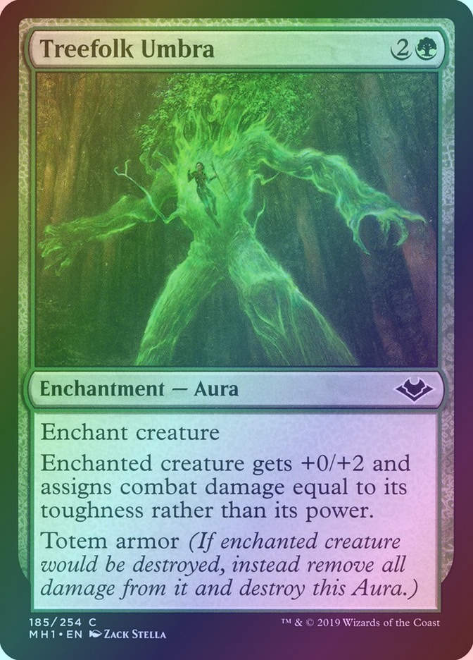 Treefolk Umbra (MH1) (185) / Foil