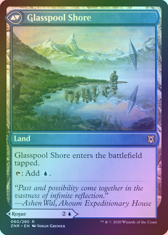 Glasspool Mimic // Glasspool Shore (ZNR) (60) / Foil — cara 2 de 2