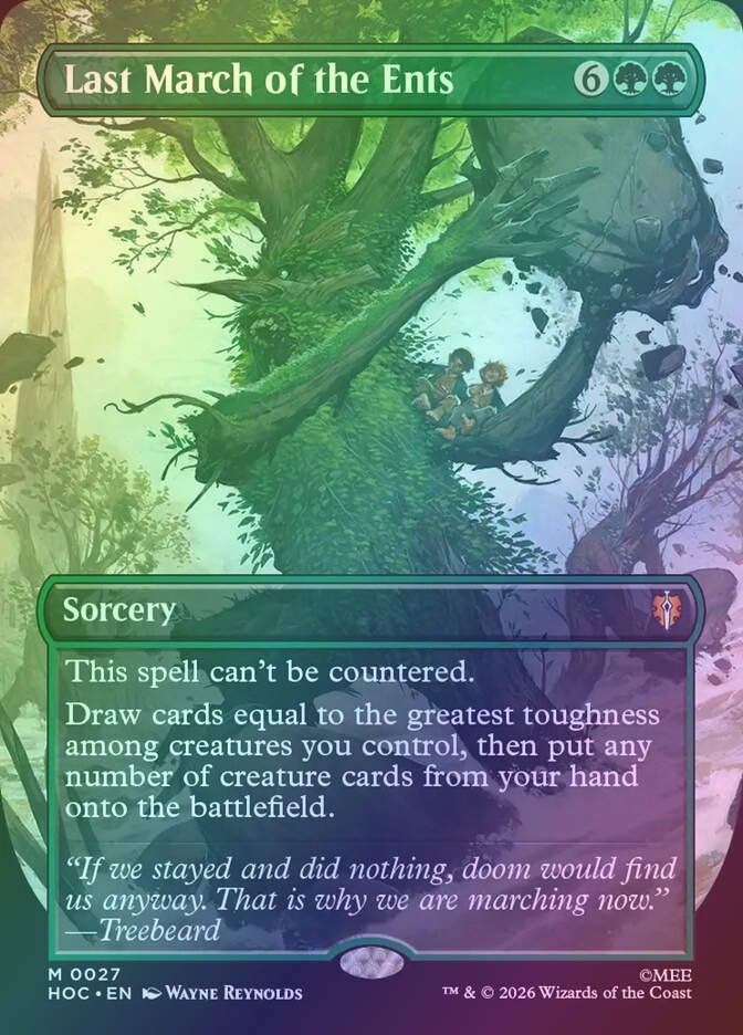 Last March of the Ents (HOC) (27) / Foil