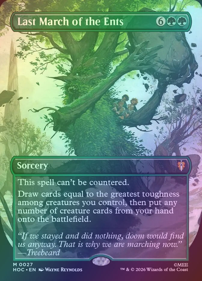 Last March of the Ents (HOC) (27) / Foil