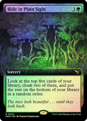 Hide in Plain Sight (mkm) (410) / Extended Art Foil
