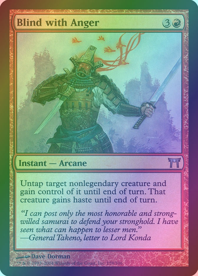Blind with Anger (CHK) (158) / Foil