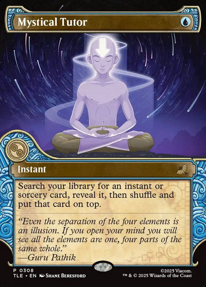 Mystical Tutor (TLE) (308) / Borderless / Showcase