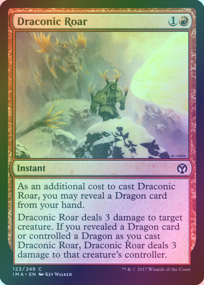 Draconic Roar (IMA) (123) / Foil