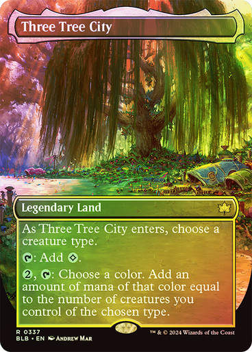 Three Tree City (blb) (337) / Borderless Foil
