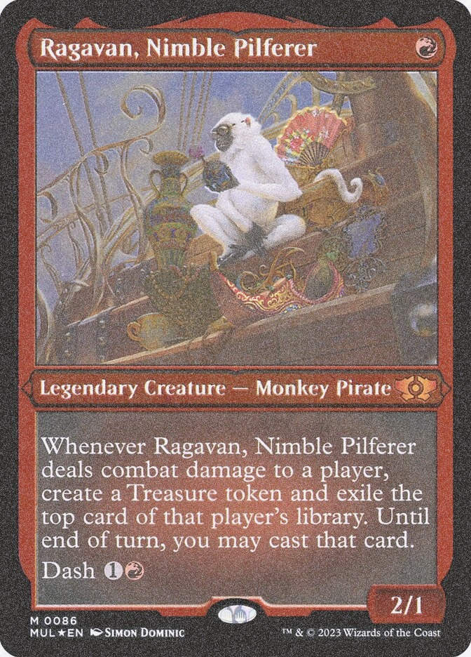 Ragavan, Nimble Pilferer (MUL) (86) / Foil Etched