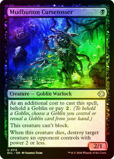 Mudbutton Cursetosser (ECL) (112) / Foil