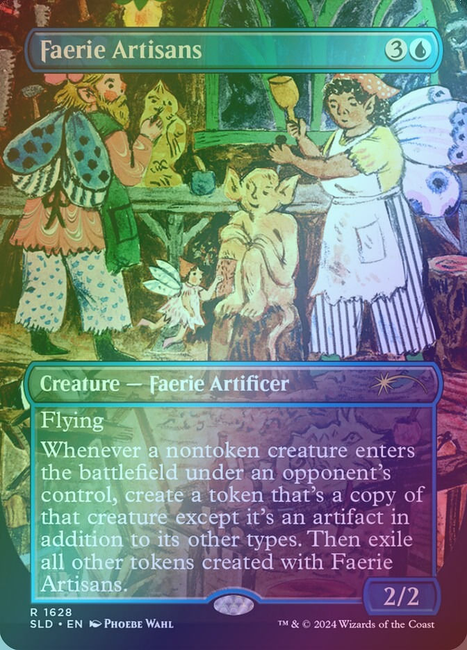 Faerie Artisans (SLD) (1628★) / Borderless / Rainbow Foil