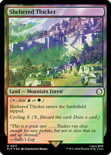 Sheltered Thicket (pip) (817) / Surge Foil