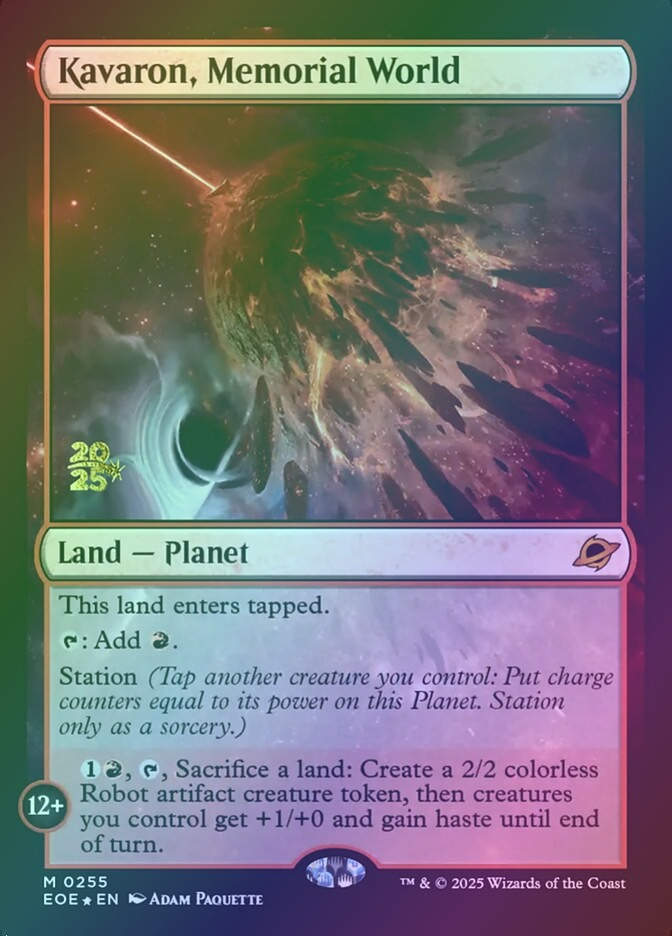 Kavaron, Memorial World (PEOE) (255s) / Foil