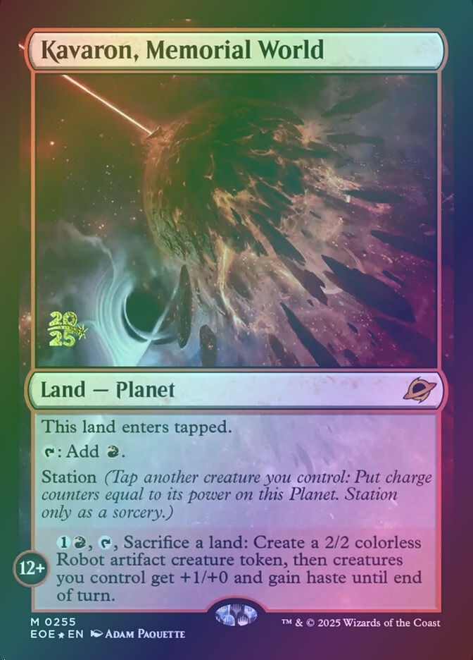 Kavaron, Memorial World (PEOE) (255s) / Foil