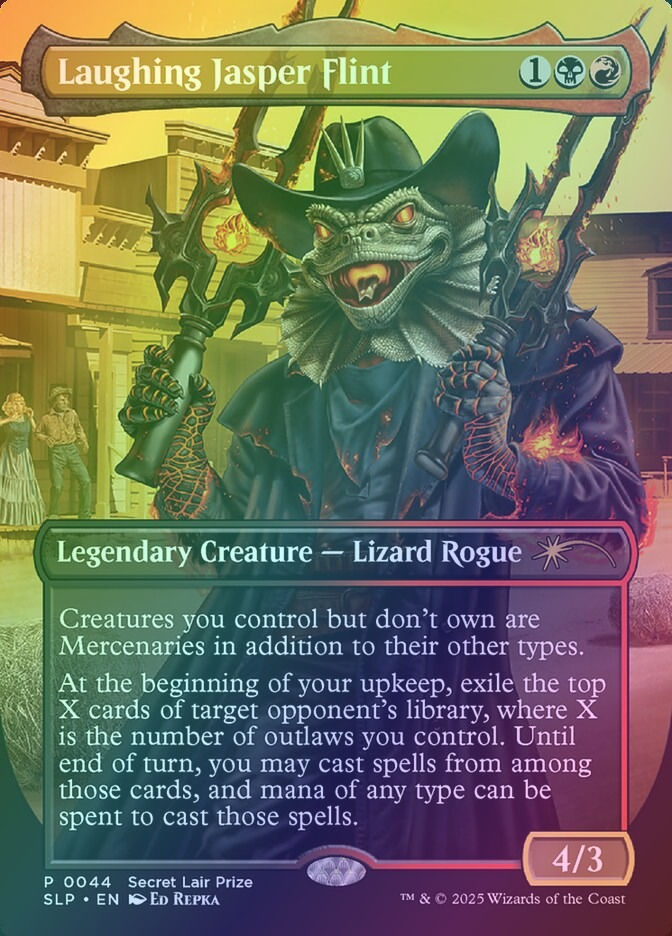 Laughing Jasper Flint (SLP) (44) / Borderless / Foil