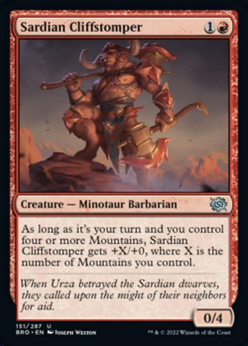 Sardian Cliffstomper (BRO)