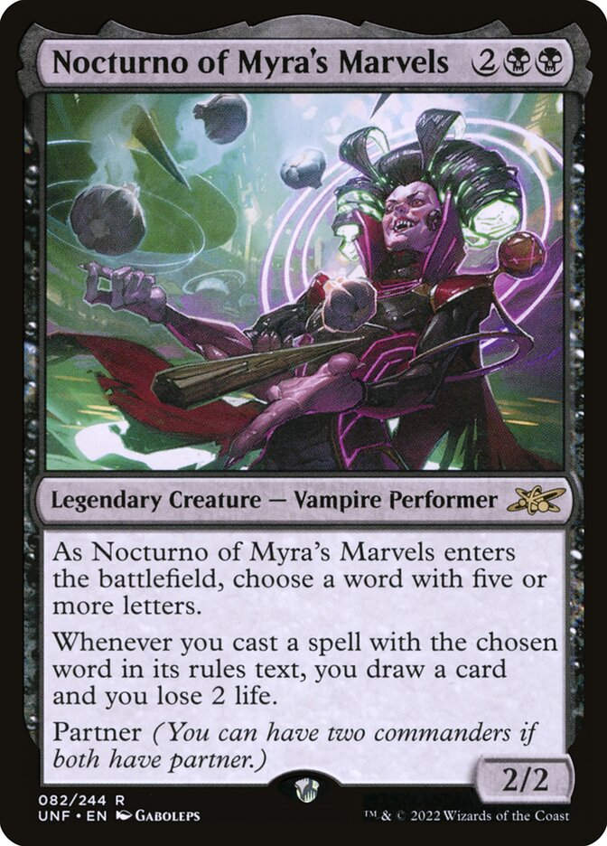 Nocturno of Myra's Marvels (UNF) (82)
