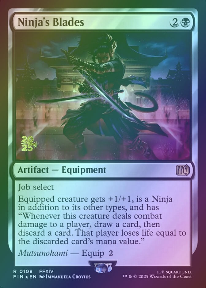 Ninja's Blades (PFIN) (108s) / Foil