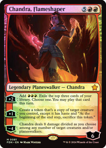 Chandra, Flameshaper (FDN) (81) / Foil