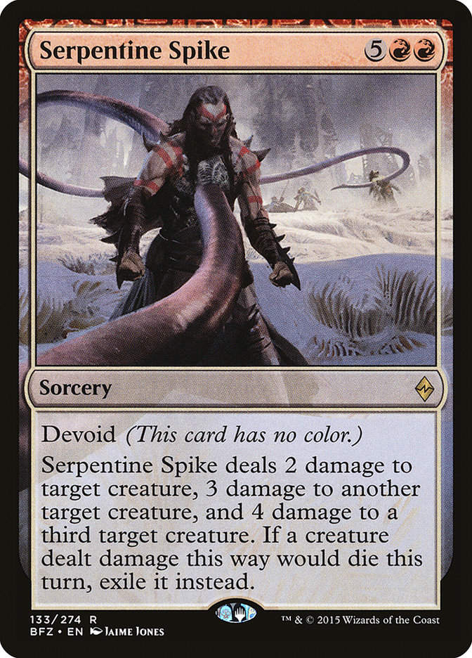Serpentine Spike (BFZ) (133)