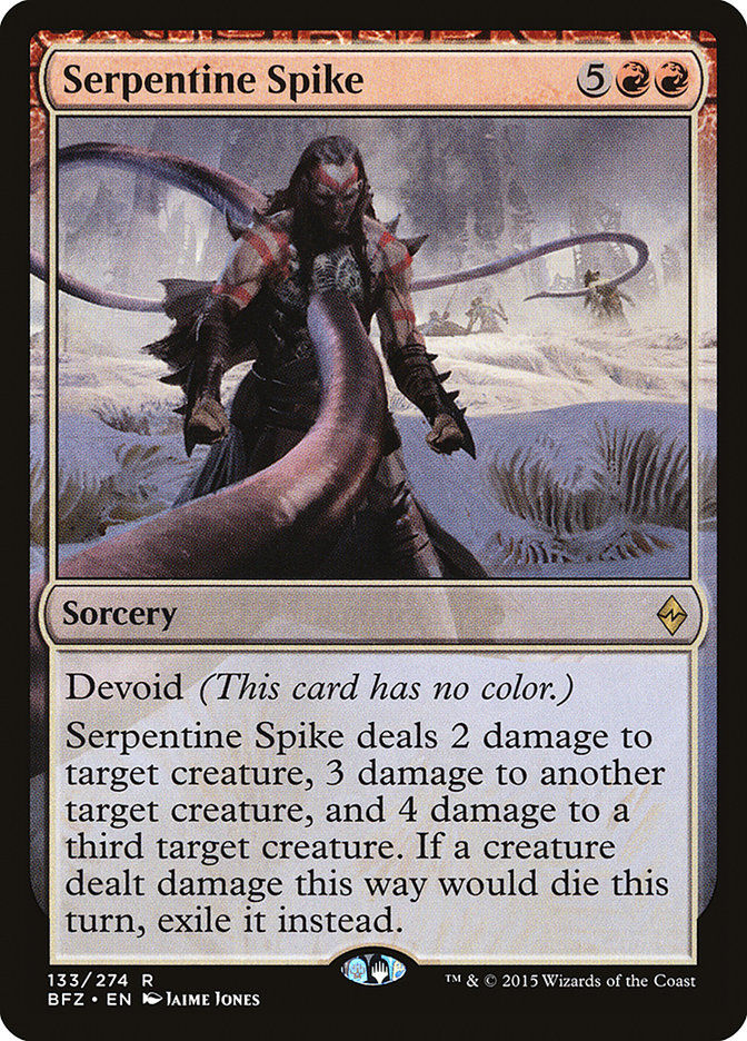 Serpentine Spike (BFZ) (133)