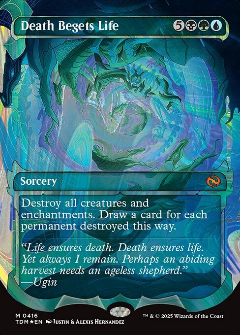 Death Begets Life (TDM) (416) / Ghostfire Halo Foil