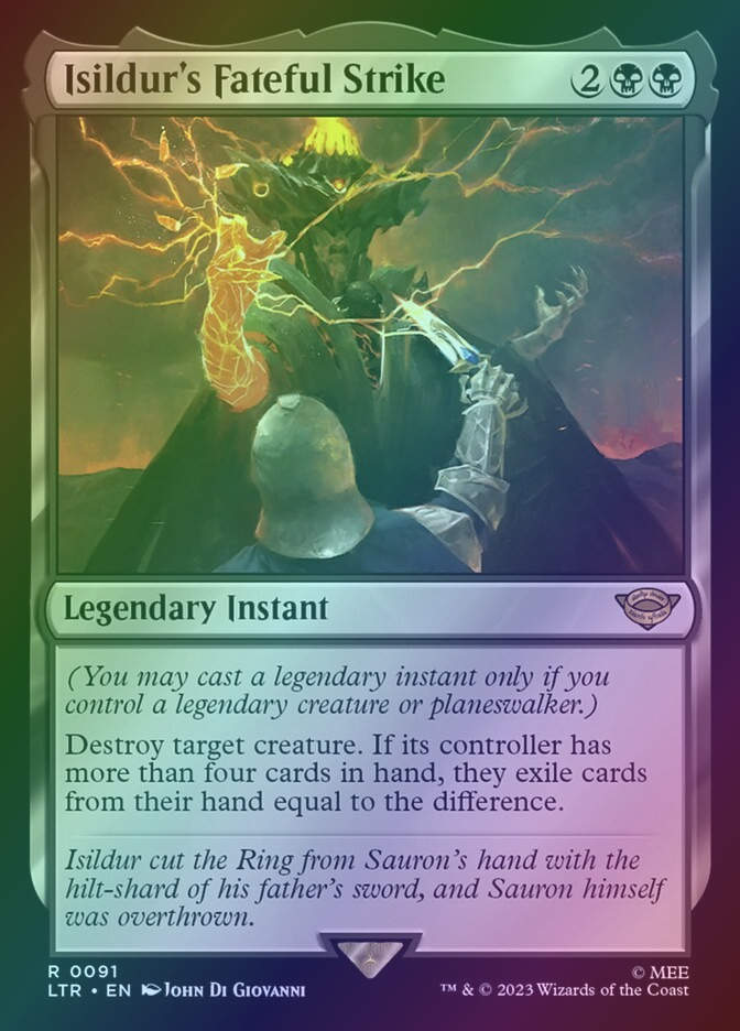 Isildur's Fateful Strike (LTR) (91) / Foil