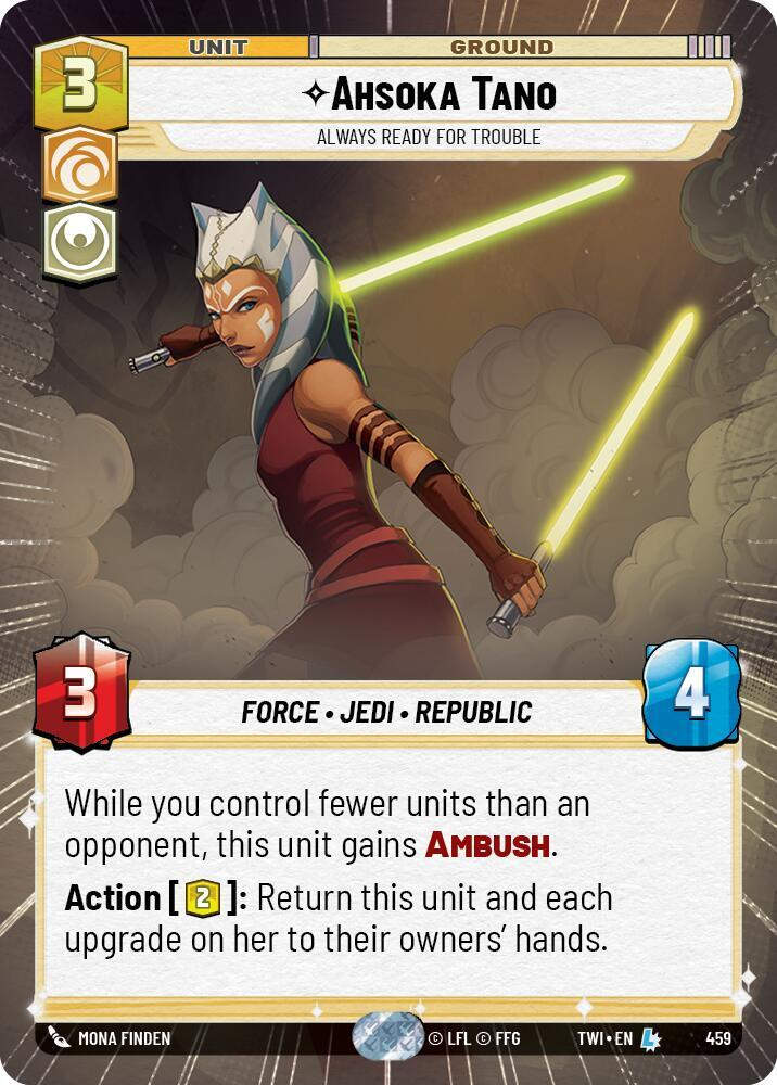 Ahsoka Tano - Always Ready For Trouble (Hyperspace) (TWI) (459) / Foil