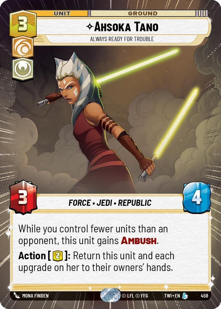 Ahsoka Tano - Always Ready For Trouble (Hyperspace) (TWI) (459) / Foil
