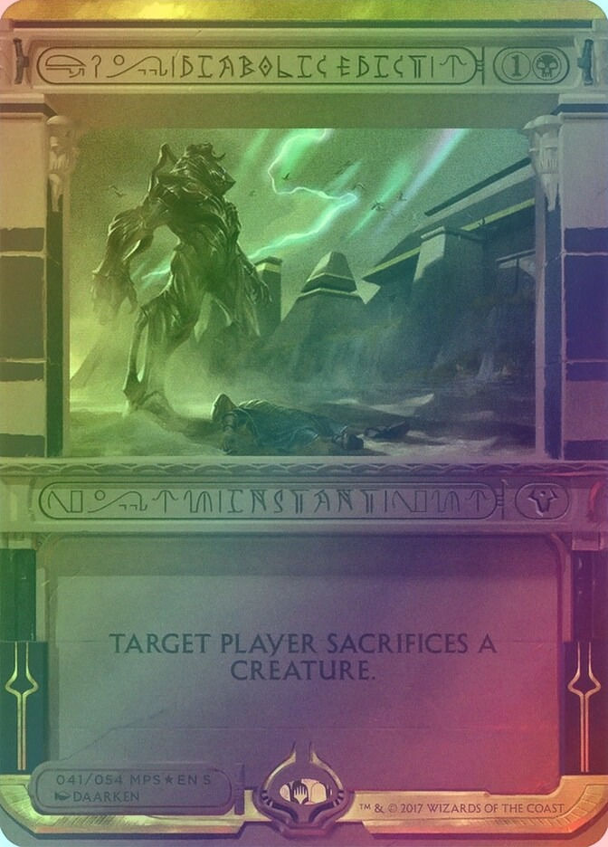Diabolic Edict (MP2) (41) / Borderless / Foil