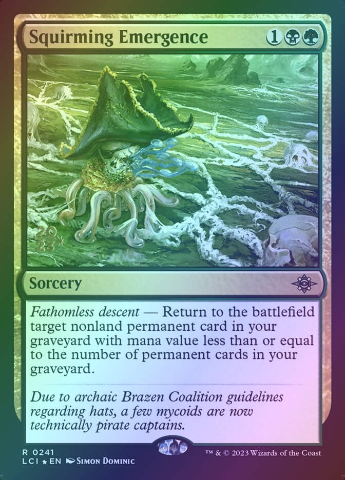Squirming Emergence (PLCI) (241s) / Foil