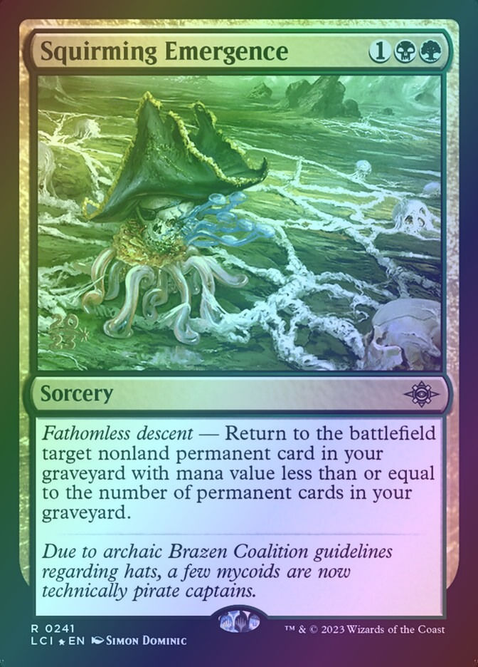 Squirming Emergence (PLCI) (241s) / Foil