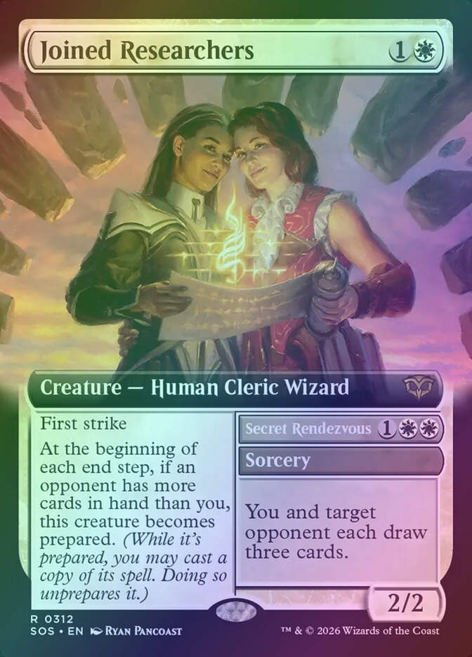 Joined Researchers // Secret Rendezvous (SOS) (312) / Extended Art / Foil