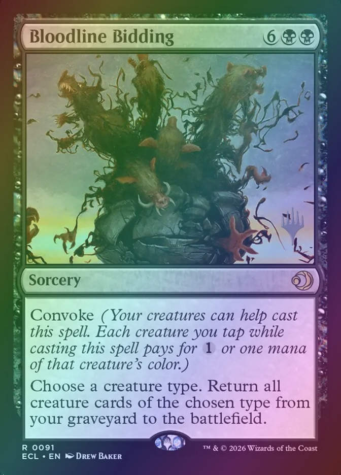 Bloodline Bidding (PECL) (91p) / Foil