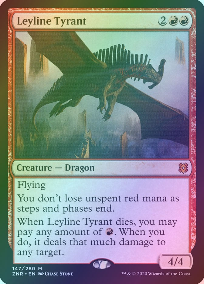 Leyline Tyrant (ZNR) (147) / Foil