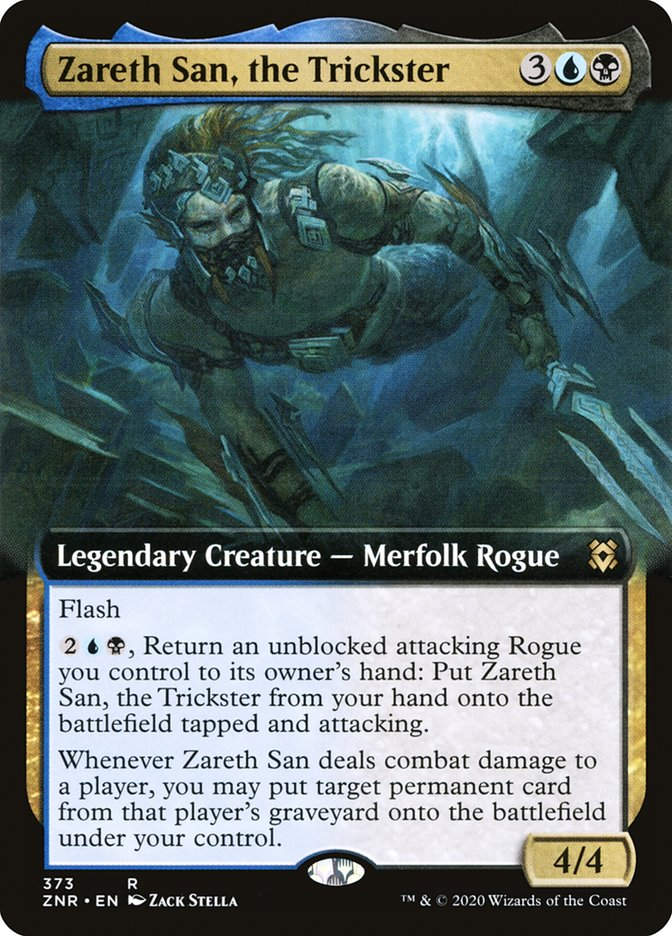 Zareth San, the Trickster (ZNR) (373) / Extended Art