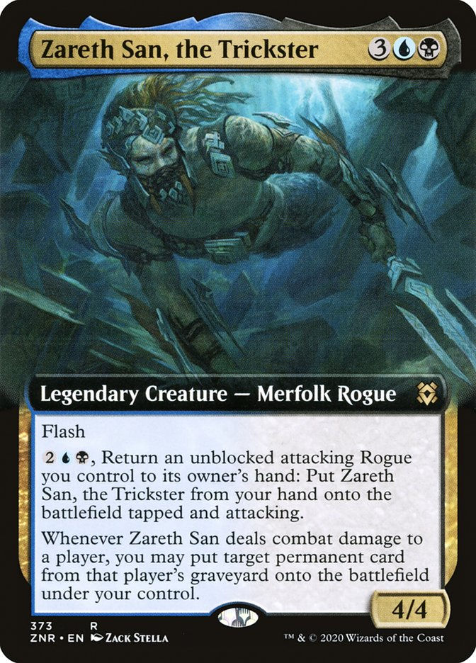 Zareth San, the Trickster (ZNR) (373) / Extended Art