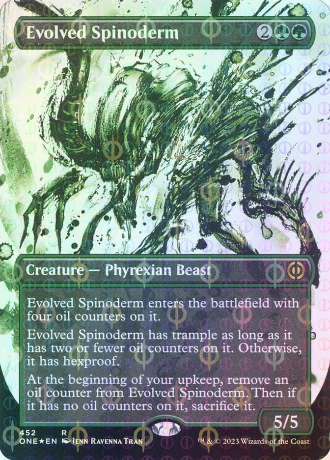 Evolved Spinoderm (ONE) (452) / Borderless / Showcase / Compleat Foil
