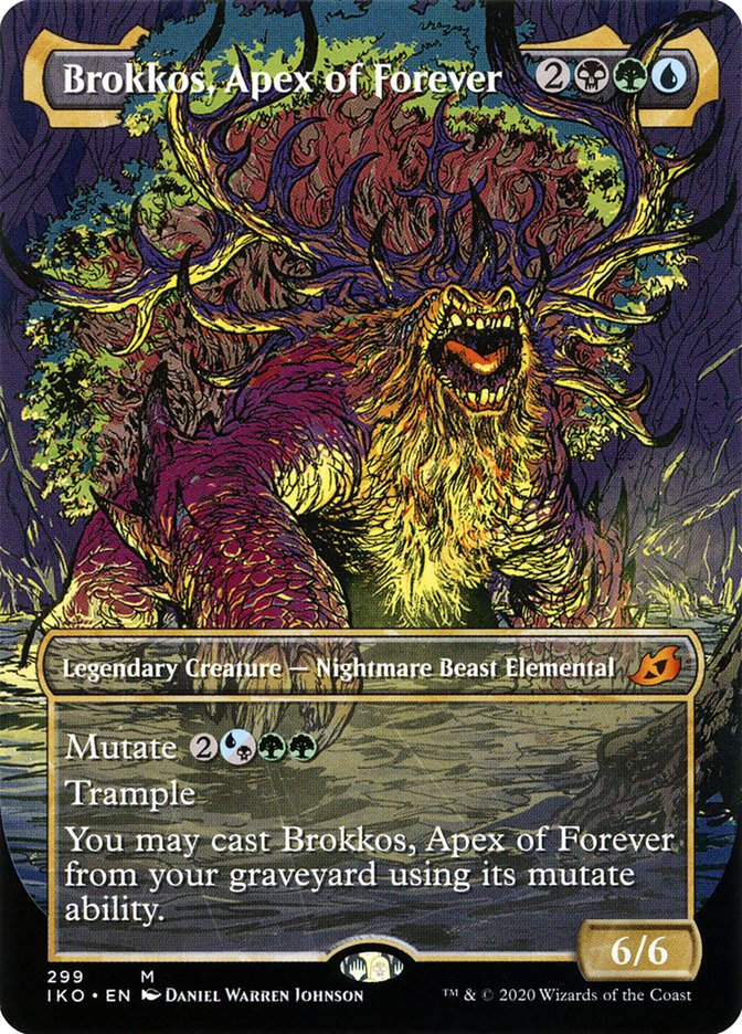 Brokkos, Apex of Forever (IKO) (299) / Borderless / Showcase