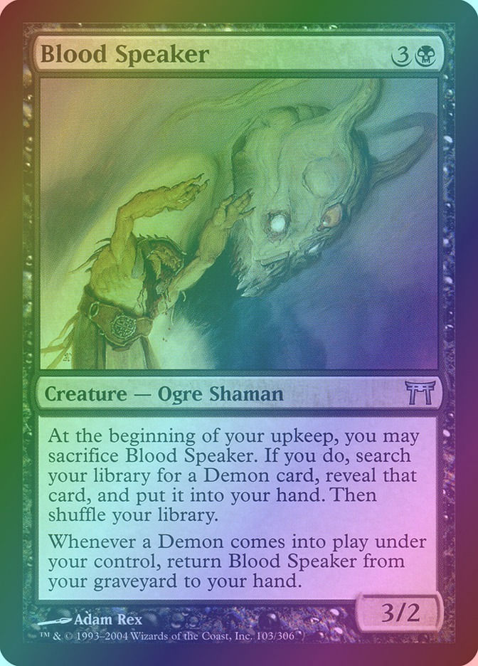 Blood Speaker (CHK) (103) / Foil