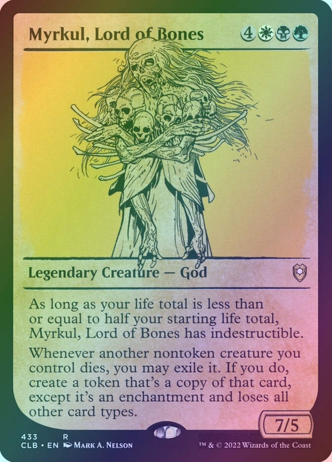 Myrkul, Lord of Bones (CLB) (433) / Showcase / Foil