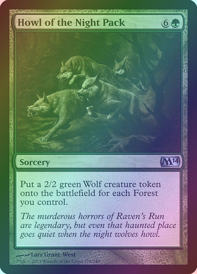 Howl of the Night Pack (M14) (178) / Foil