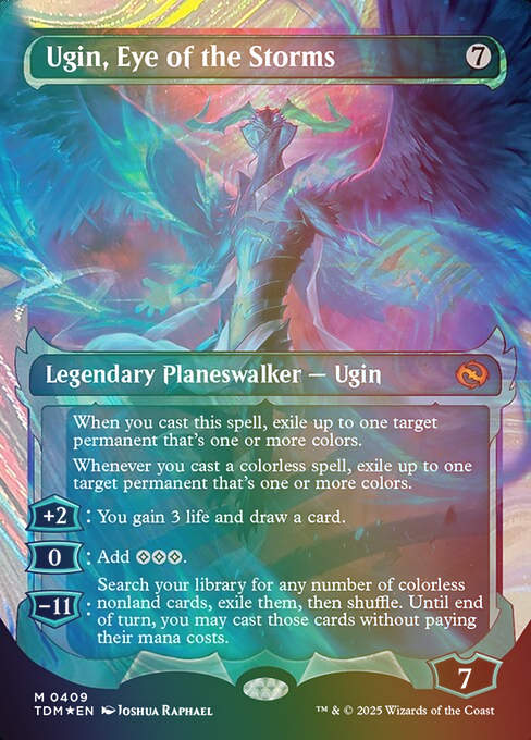 Ugin, Eye of the Storms (TDM) (409) / Ghostfire Halo Foil