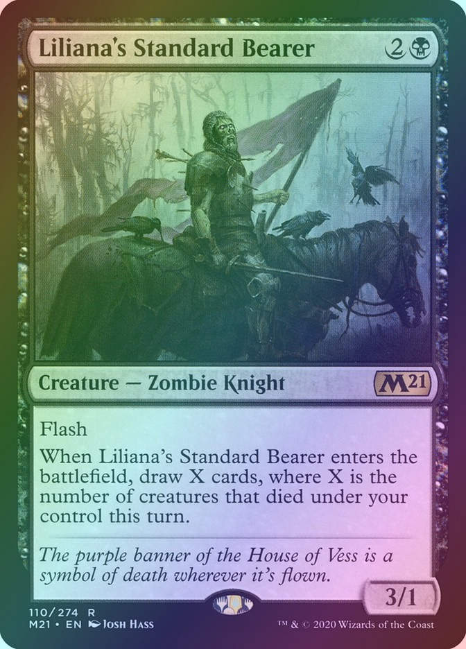 Liliana's Standard Bearer (M21) (110) / Foil