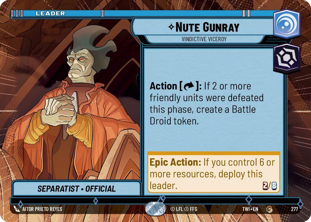 Nute Gunray - Vindictive Viceroy (Hyperspace) (TWI) (277)
