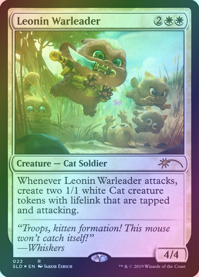 Leonin Warleader (SLD) (22) / Foil