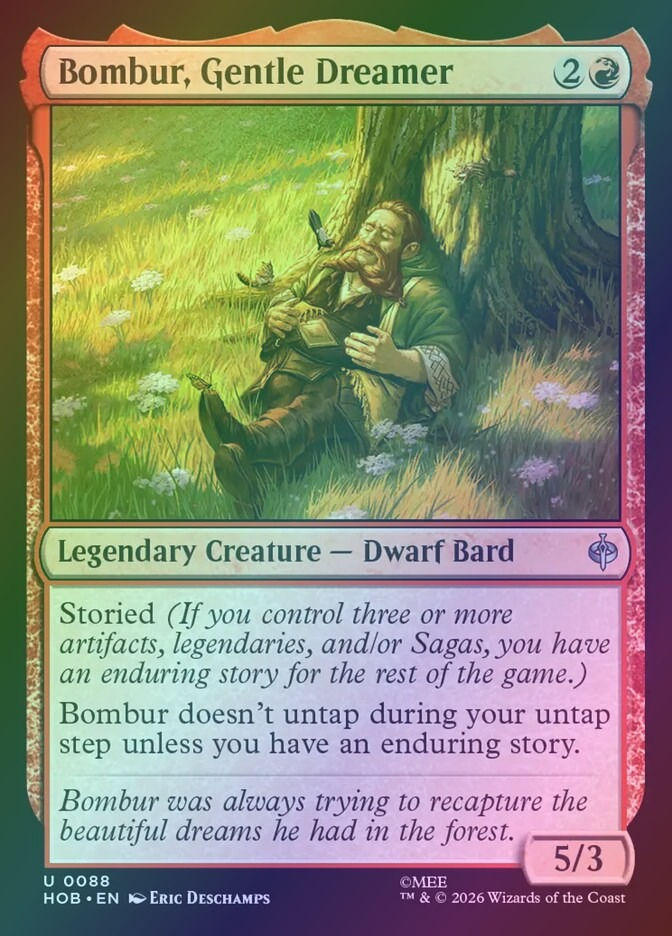 Bombur, Gentle Dreamer (HOB) (88) / Foil