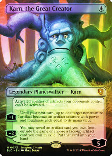Karn, the Great Creator (blc) (73) / Borderless Foil