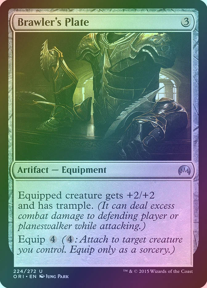 Brawler's Plate (ORI) (224) / Foil