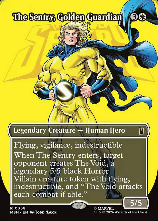 The Sentry, Golden Guardian (MSH) (358) / Borderless